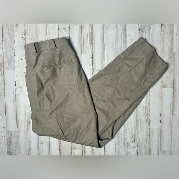 Brooks Brothers Other - Brooks Brothers Country Club Saxxon Wool Brown Dress Pants Pleated W39